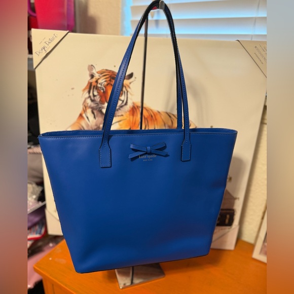 Kate Spade Blue Jana Tote Bag - Picture 1 of 15